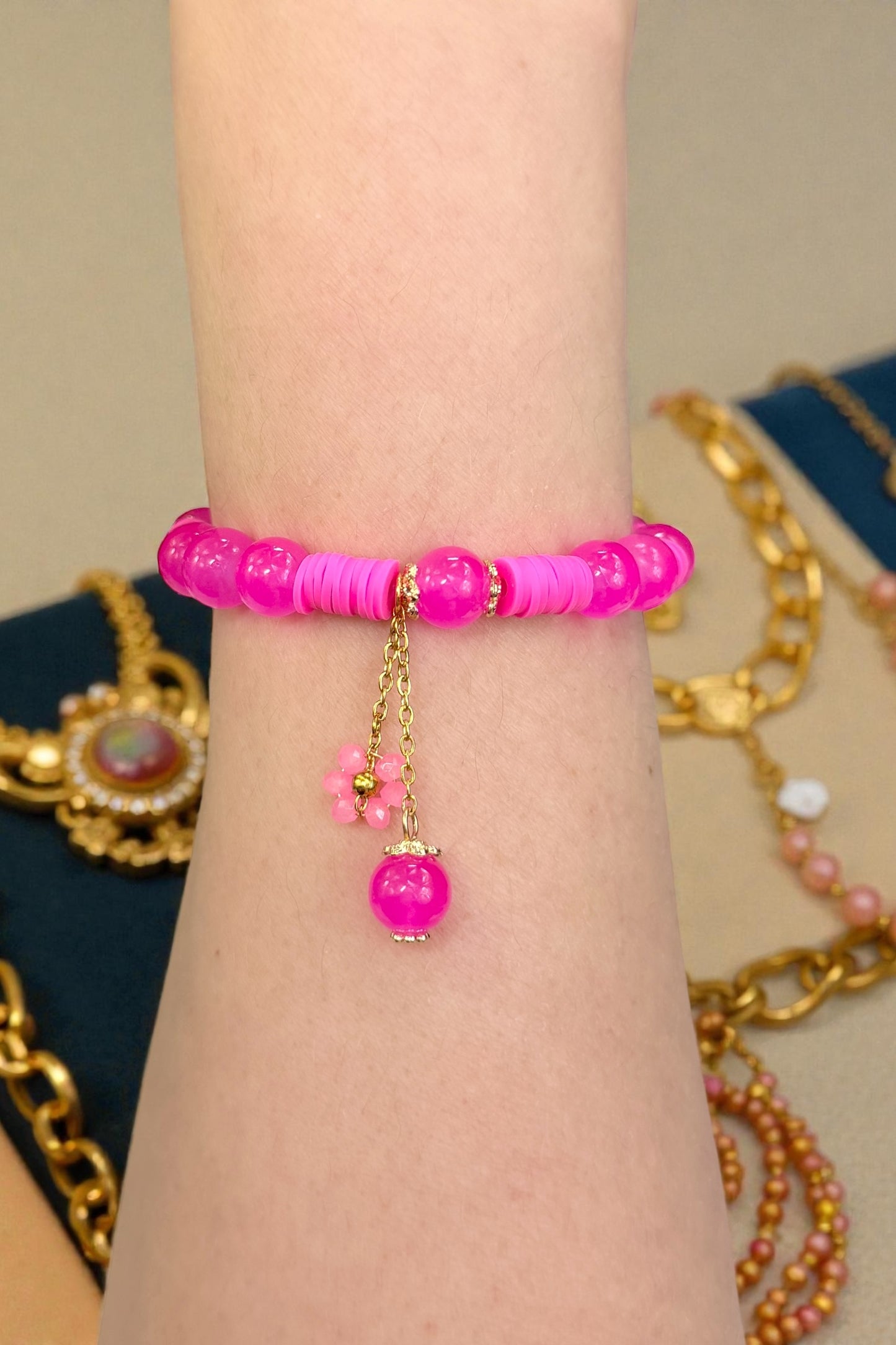 Blume `Girly` | Armband handgefertigt