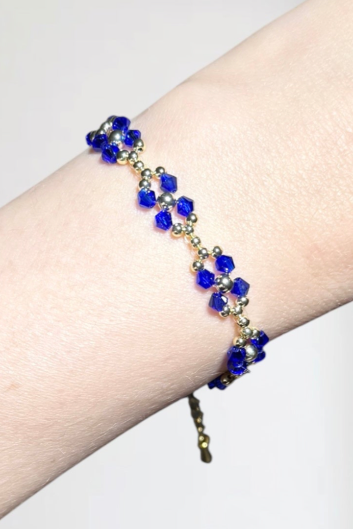 Blume `Retro` | Armband handgefertigt