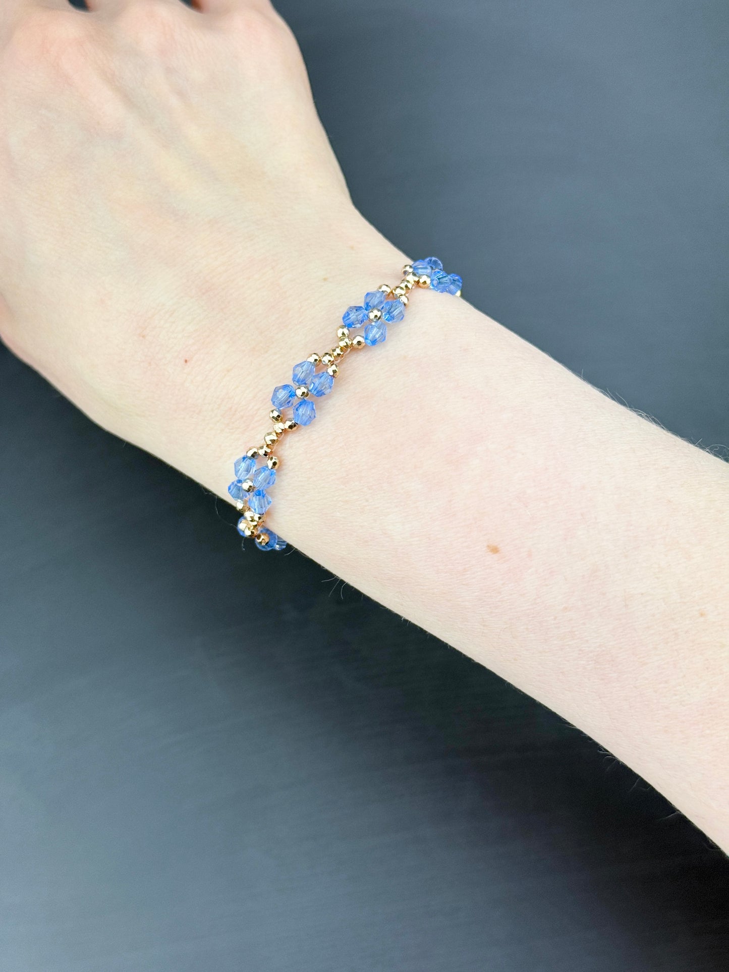 Blume `Retro` | Armband handgefertigt