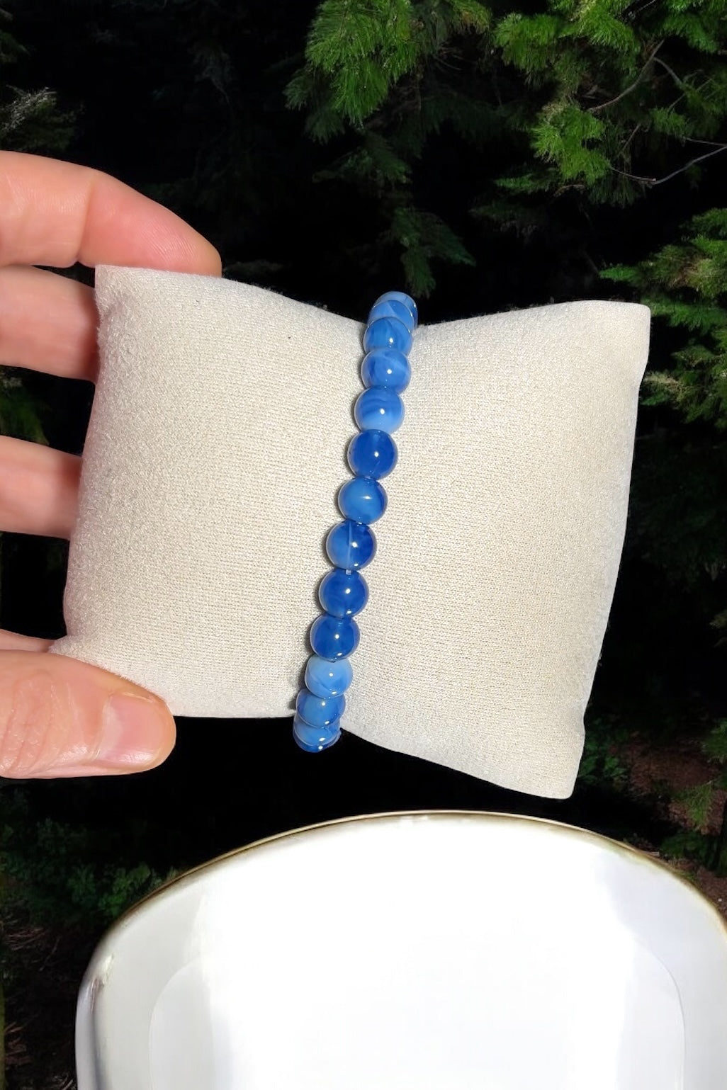 Streifen Achat | Armband