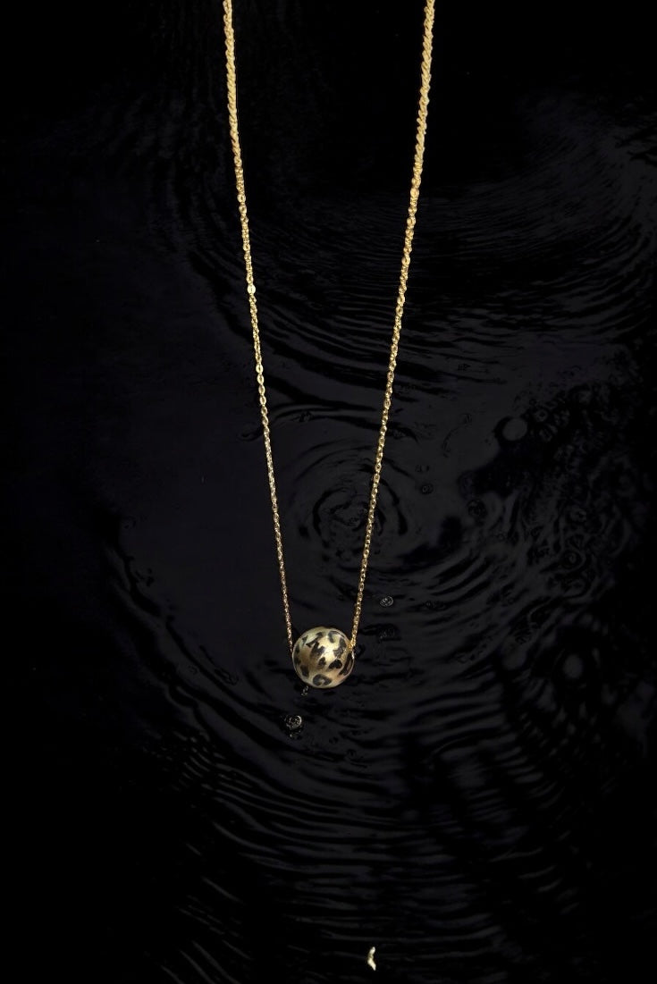 Leopard Kugel | Halskette