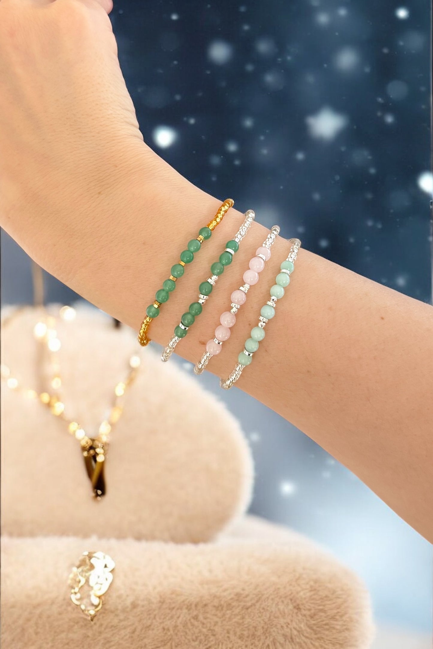 AKTION Chic | Armband aus Edelsteinen handgefertigt