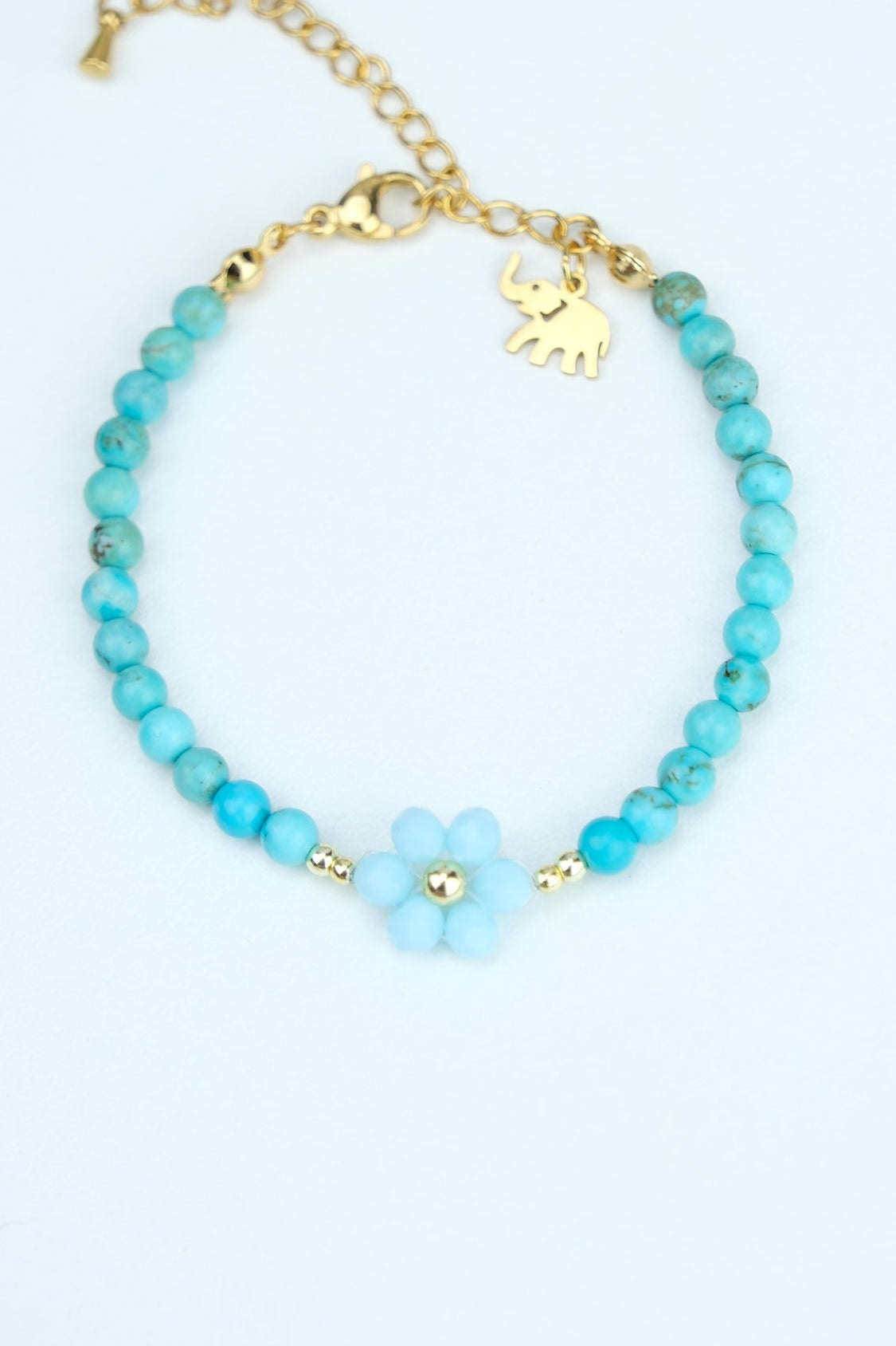 Blume `Grand` Türkis Edelstein | Armband