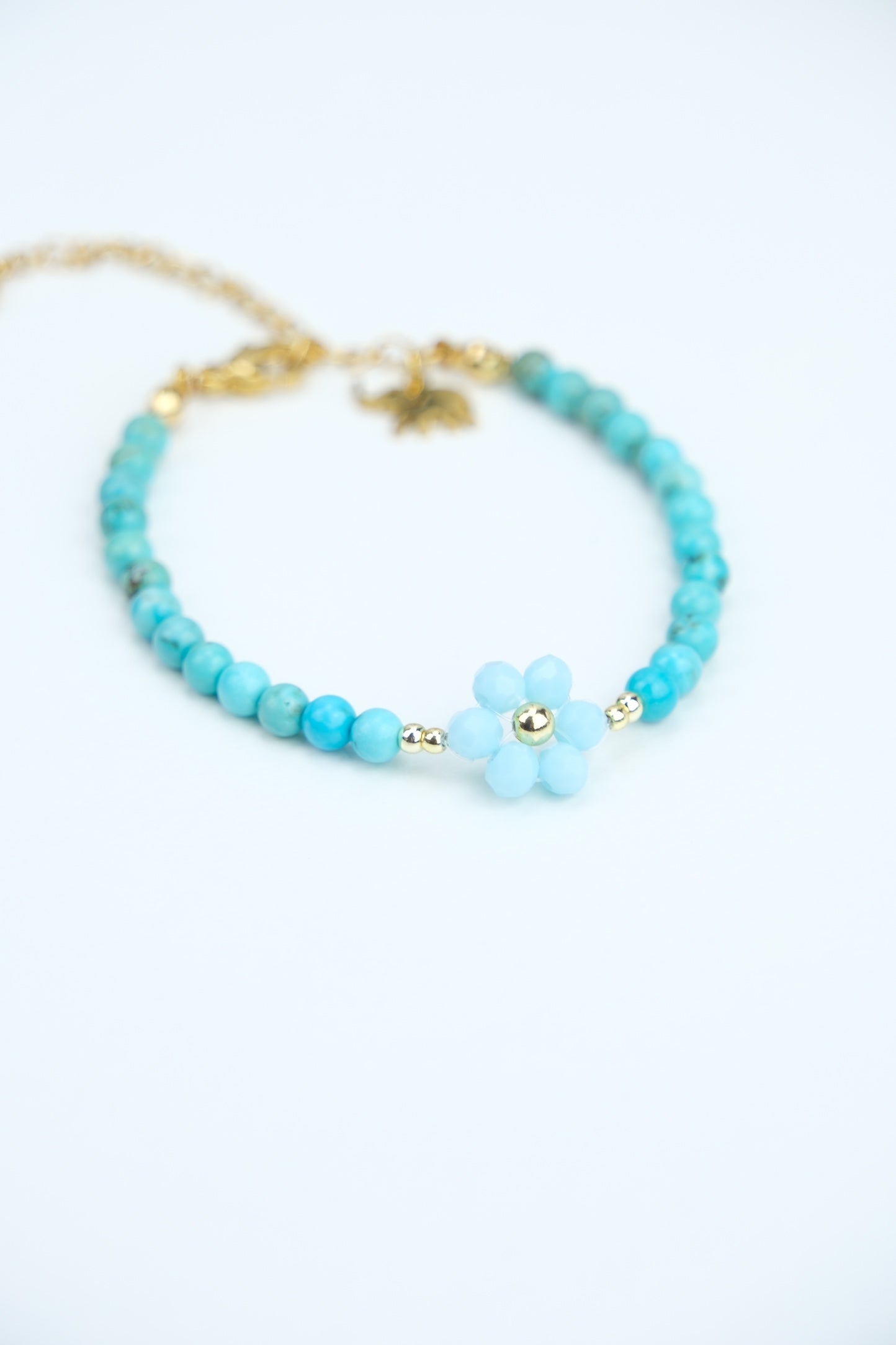 Blume `Grand` Türkis Edelstein | Armband