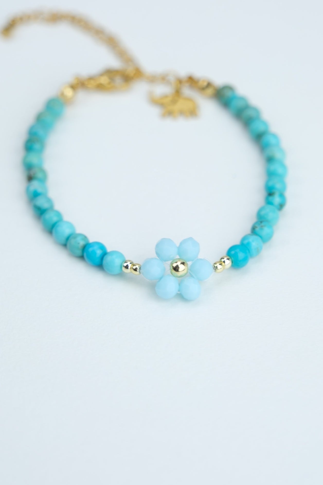 Blume `Grand` Türkis Edelstein | Armband