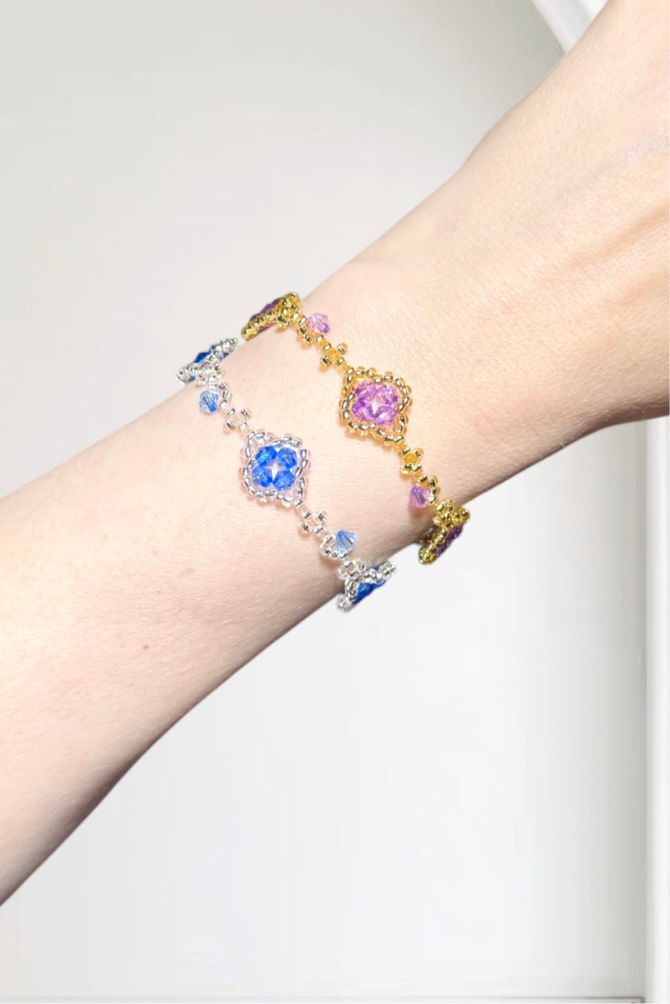 Blume `Klee` | Armband handgefertigt