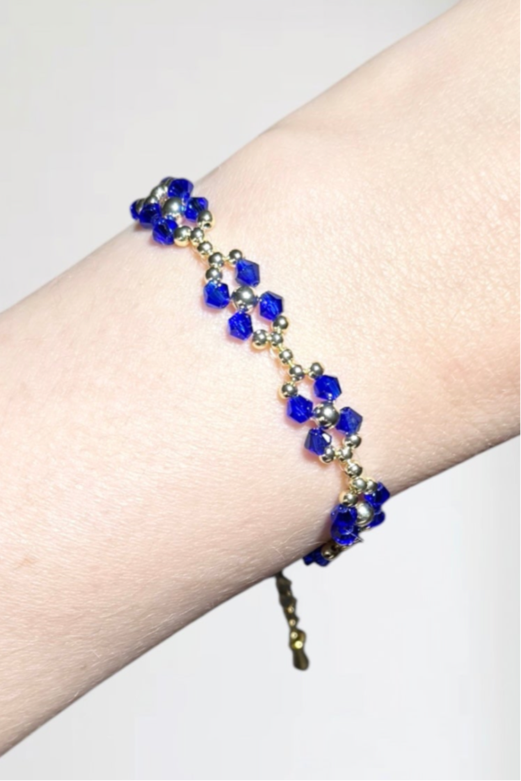 Blume `Retro` | Armband handgefertigt