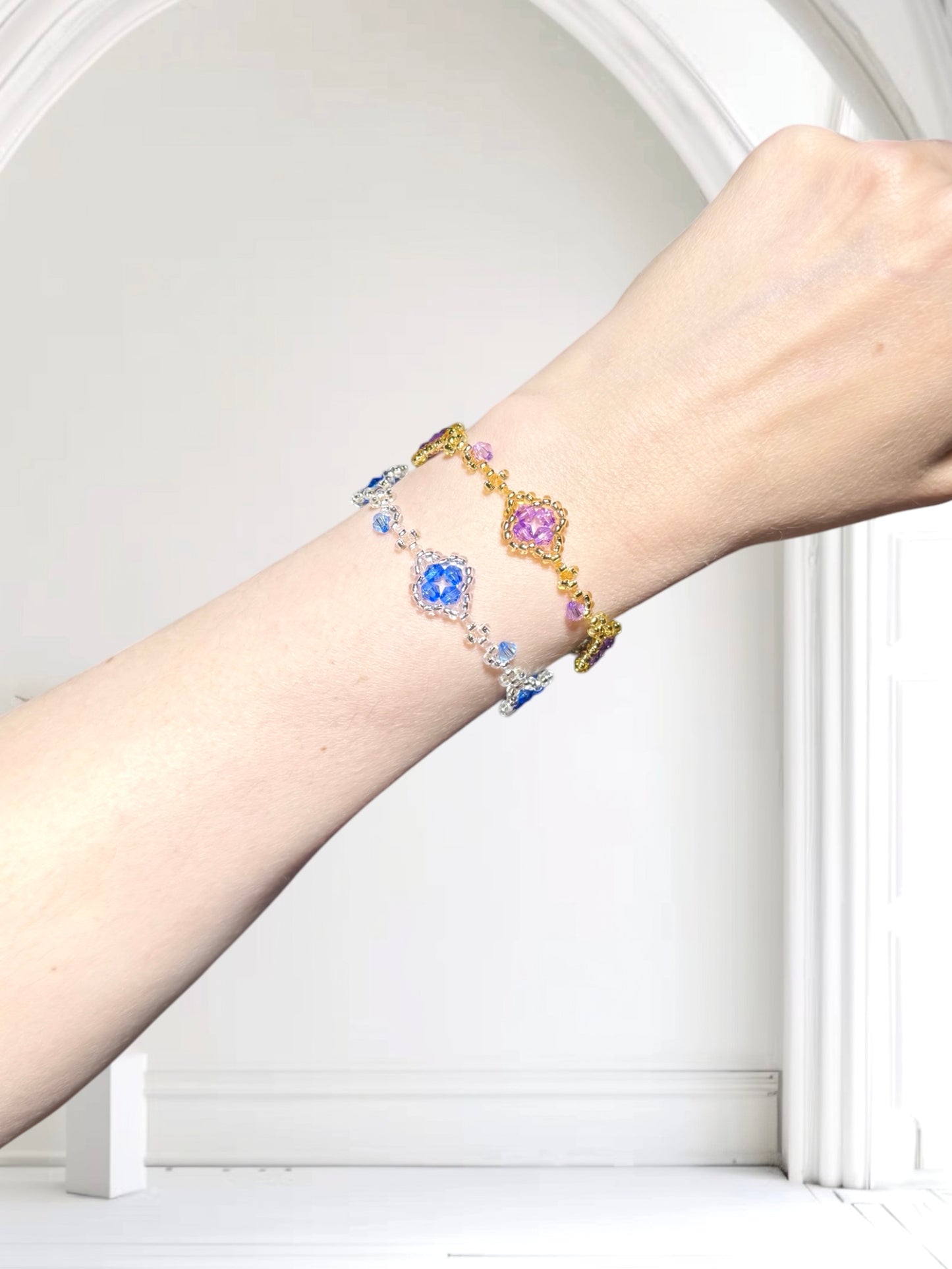 Blume `Klee` | Armband handgefertigt