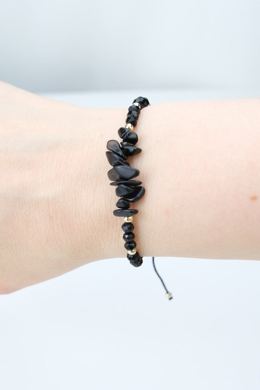 Obsidian Edelstein | Armband
