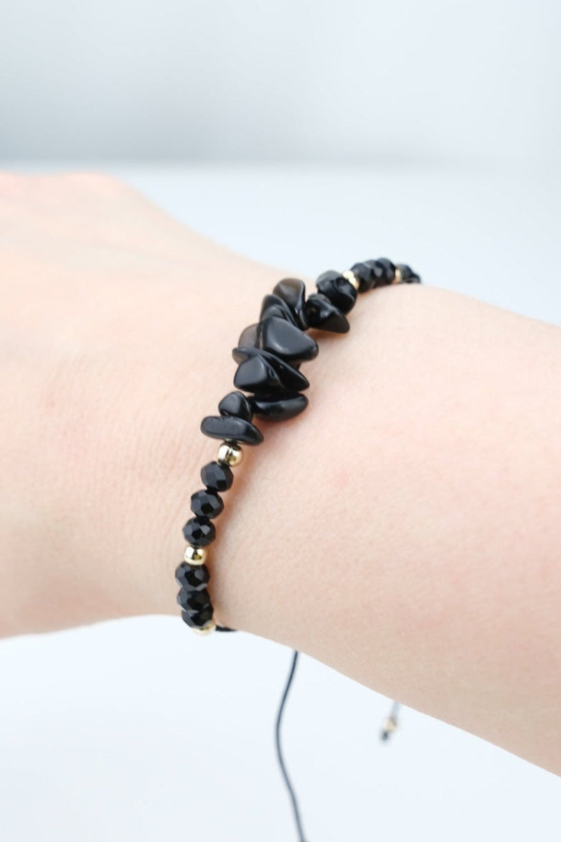 Obsidian Edelstein | Armband