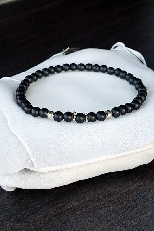 Chic ‚Classic’ Onyx | Armband handgefertigt