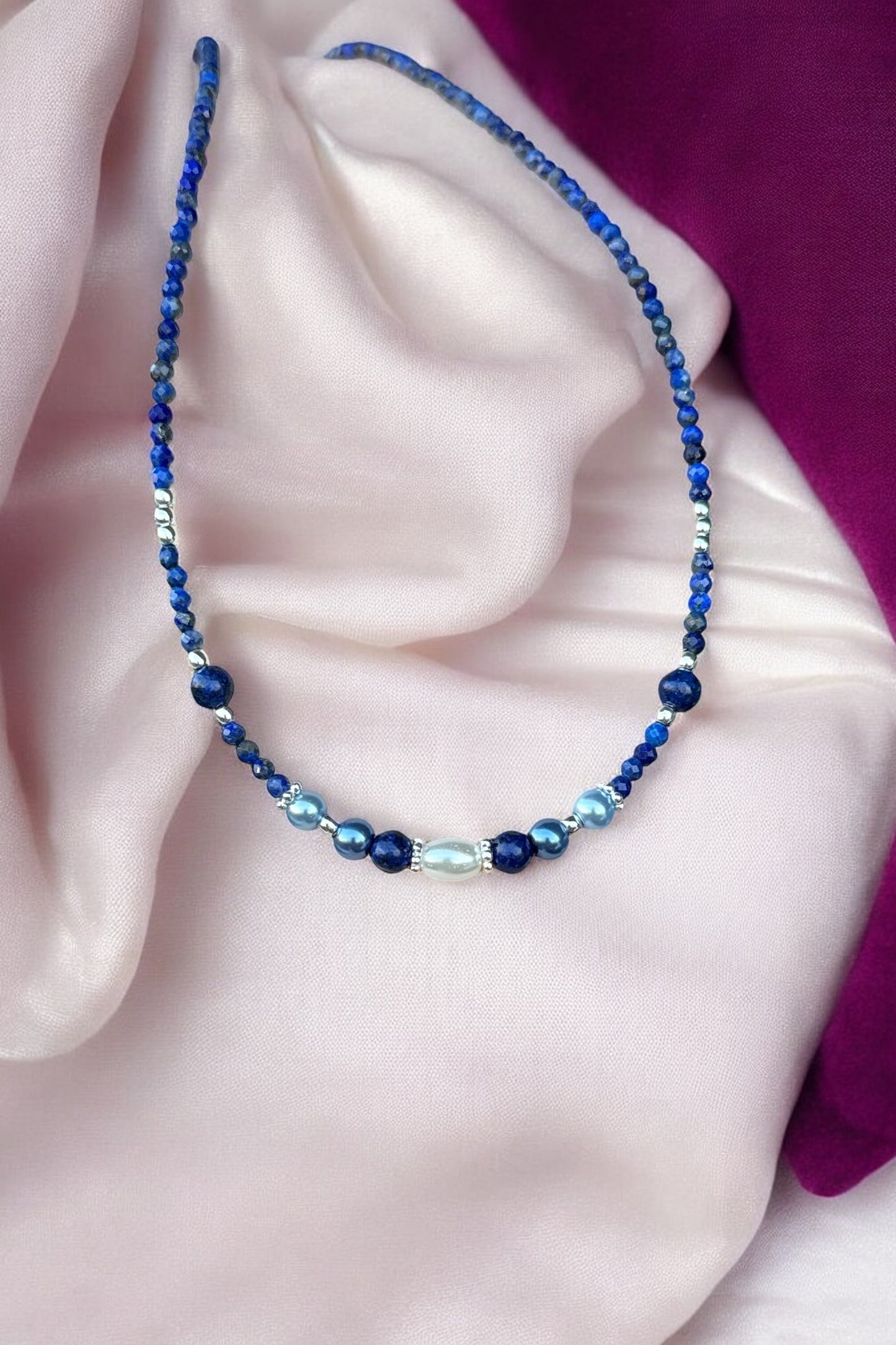 Chic Lapislazuli | Halskette handgefertigt