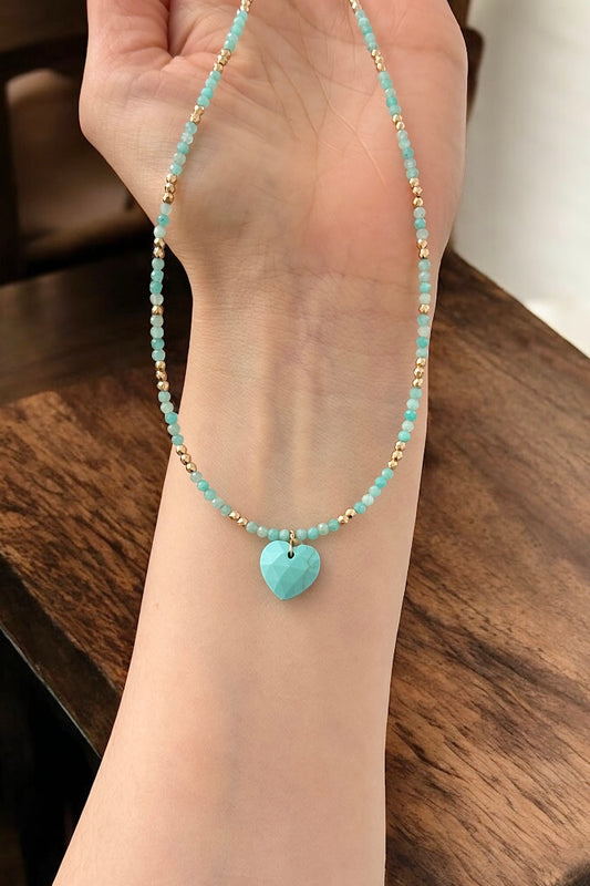 Chic Türkis & Calzedon | Halskette handgefertigt