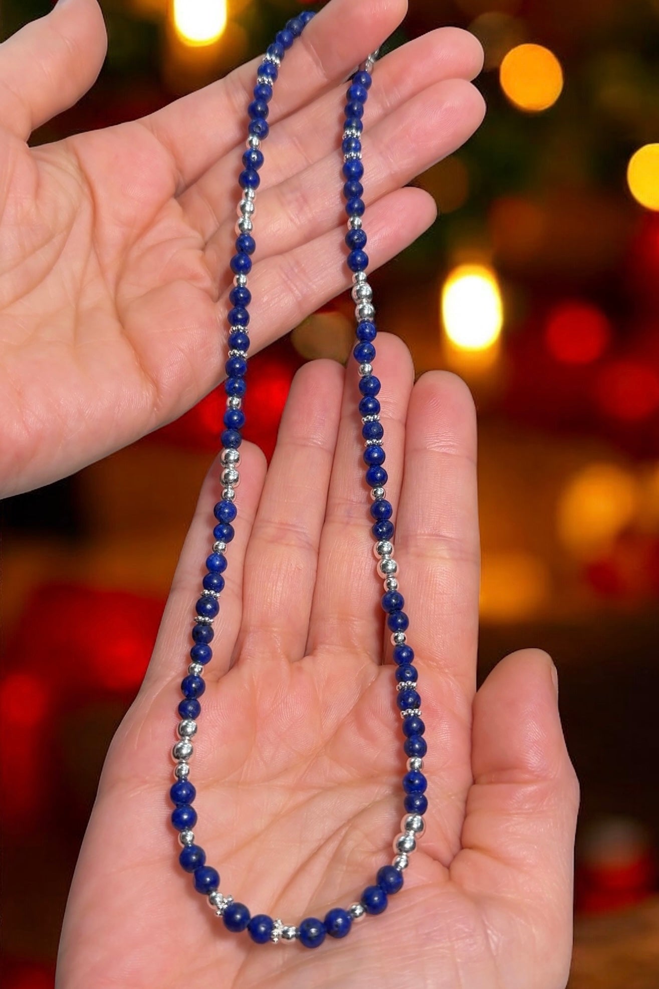 Chic Lapislazuli | Halskette handgefertigt