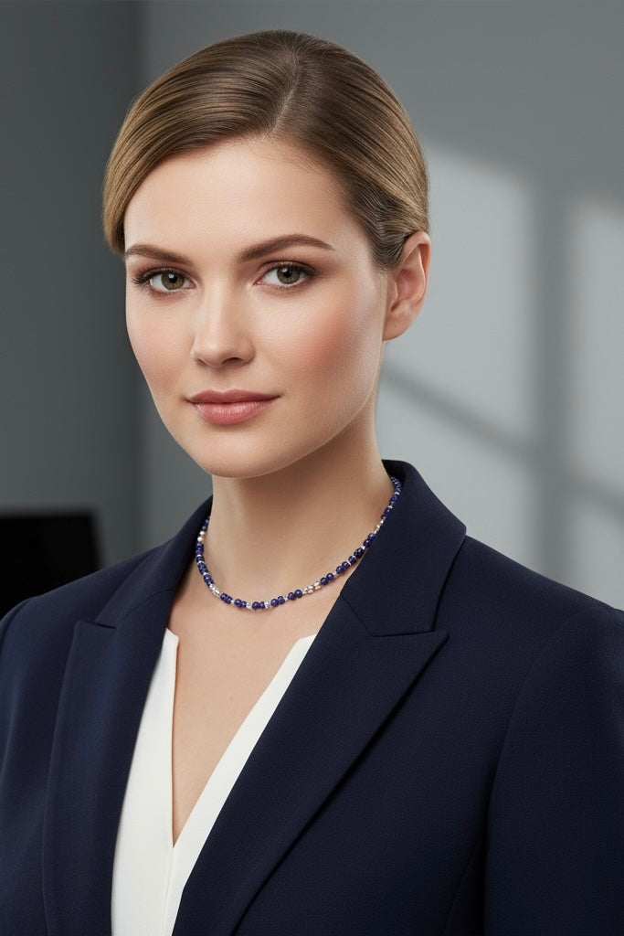 Chic Lapislazuli | Halskette handgefertigt