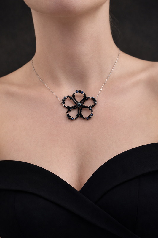 Blume | Halskette handgefertigt