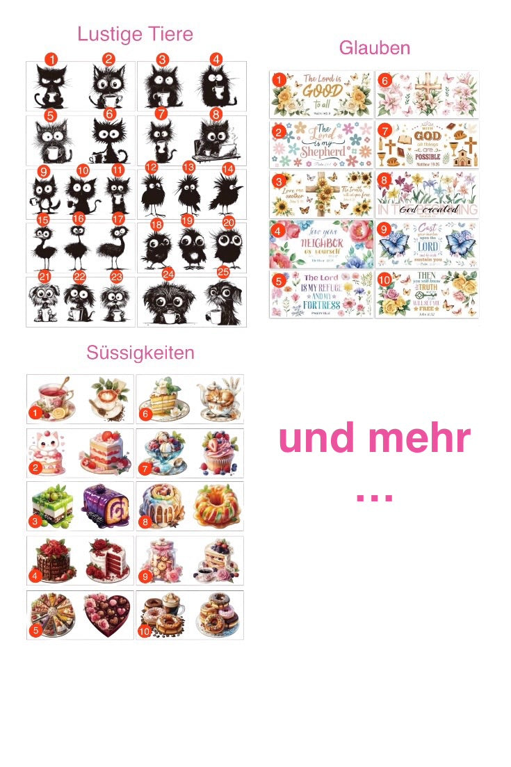 4. SCHRITT | Sticker Wählen