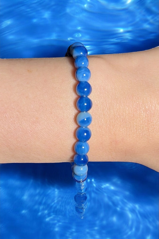 Streifen Achat | Armband