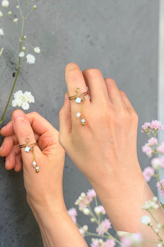 Larimar | Ring handgefertigt