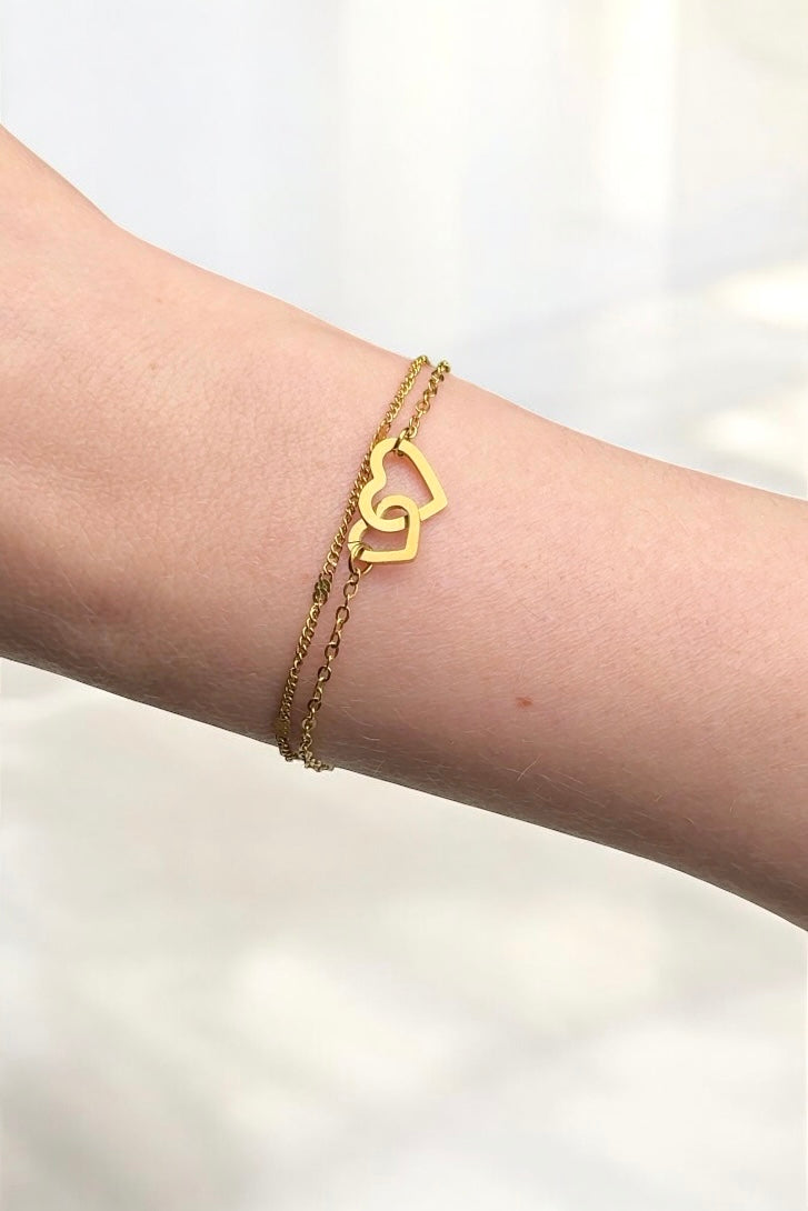 2 Herzen | Armband