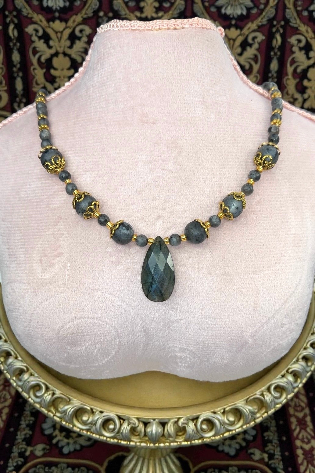 Chic Labradorit | Halskette handgefertigt