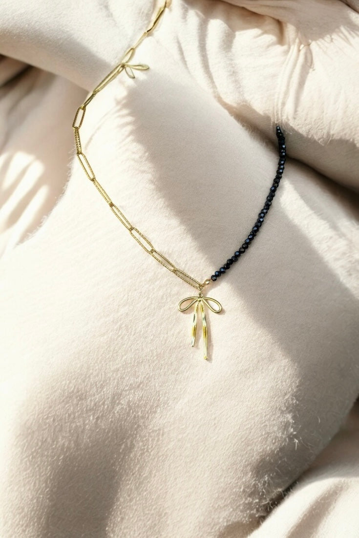 Schleife | Halskette handgefertigt