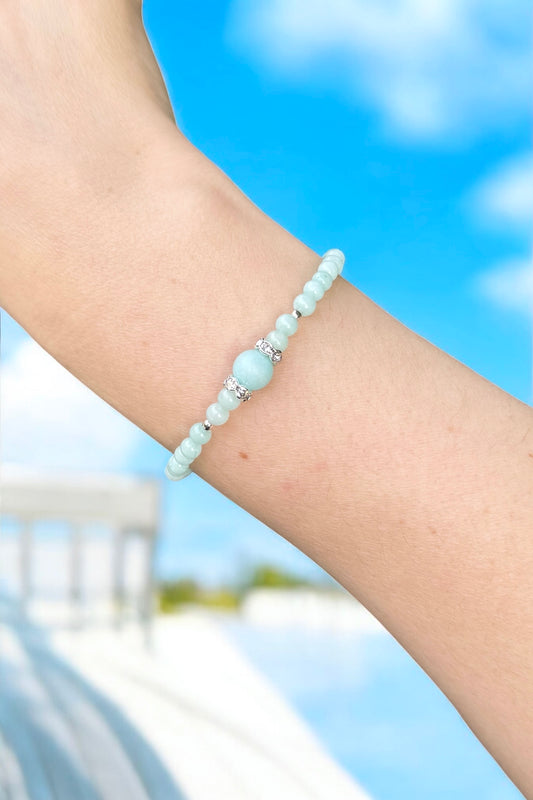 Chic ‚Lovely’ aus Amazonit | Armband handgefertigt