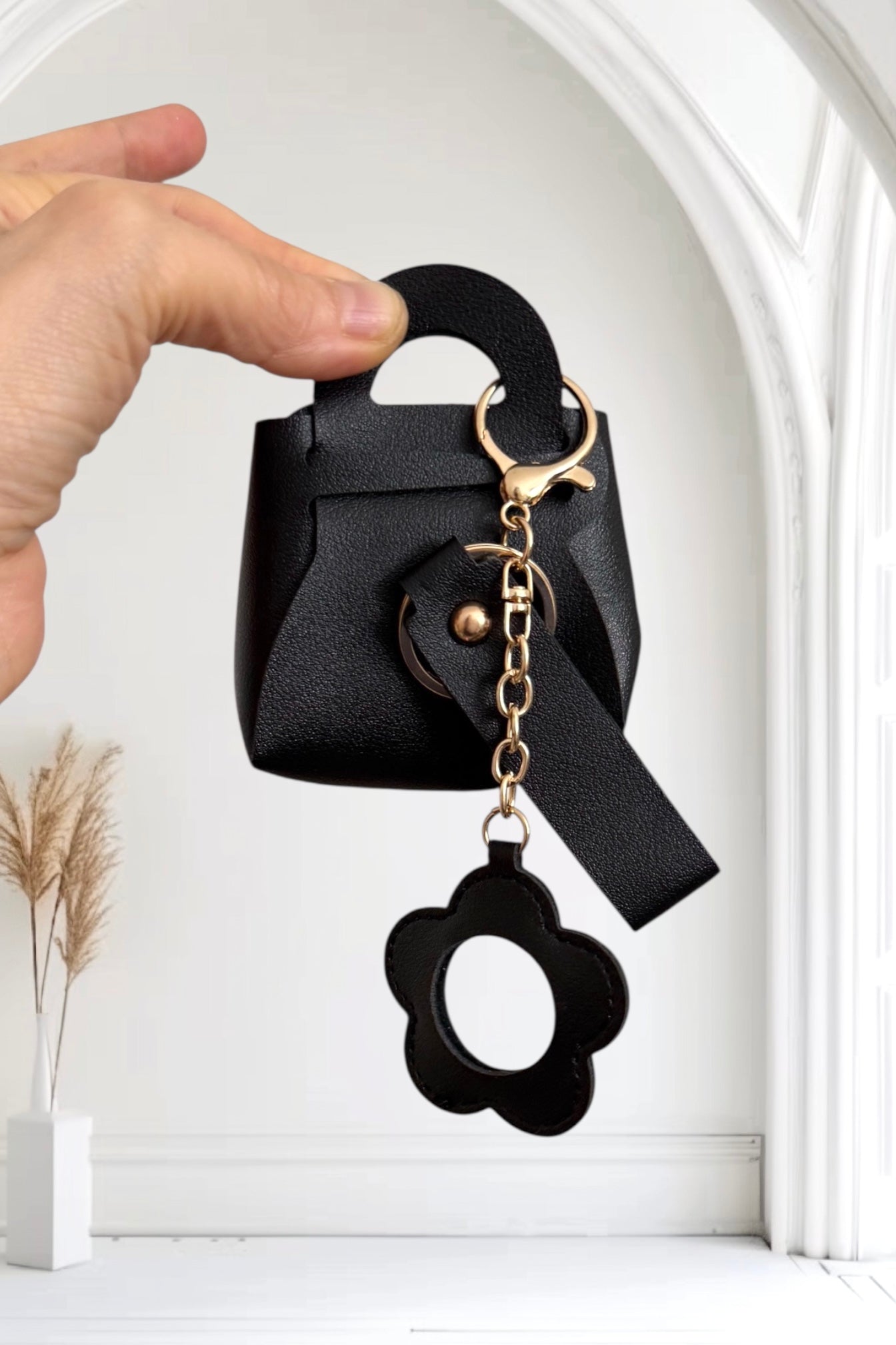 | Schlüssel- & Taschenanhänger Tasche mit Spiegel