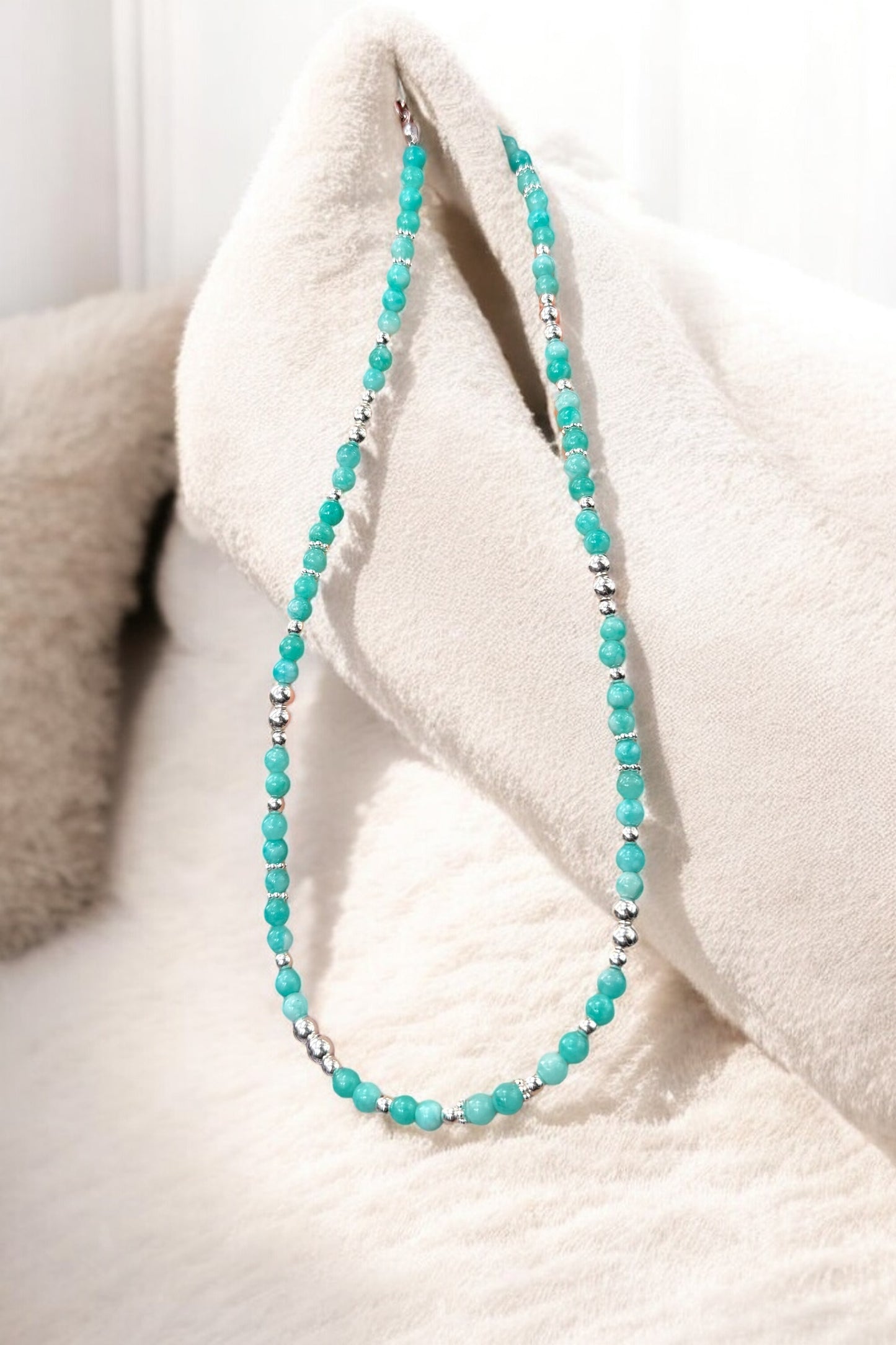 Chic Amazonit | Halskette handgefertigt