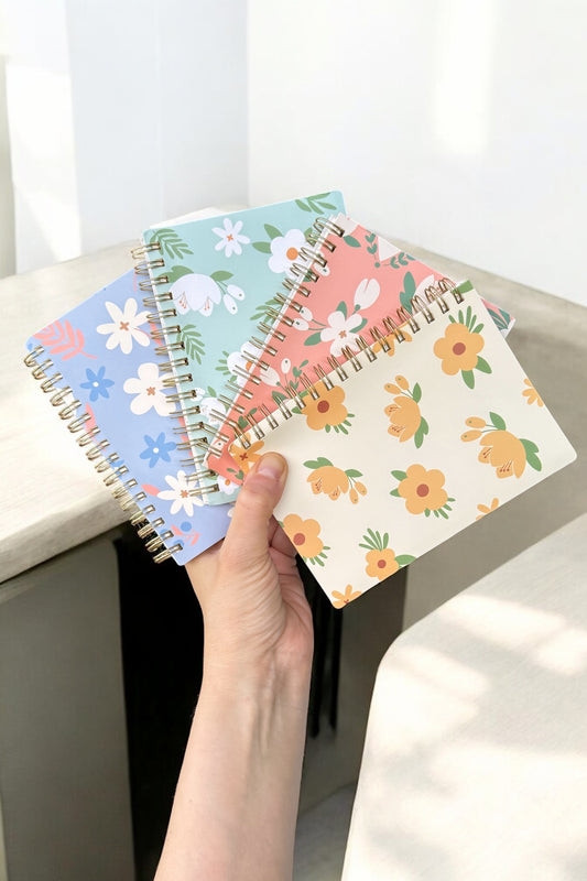 Blumen | A6 Spiral Notizblock 1 Stk.