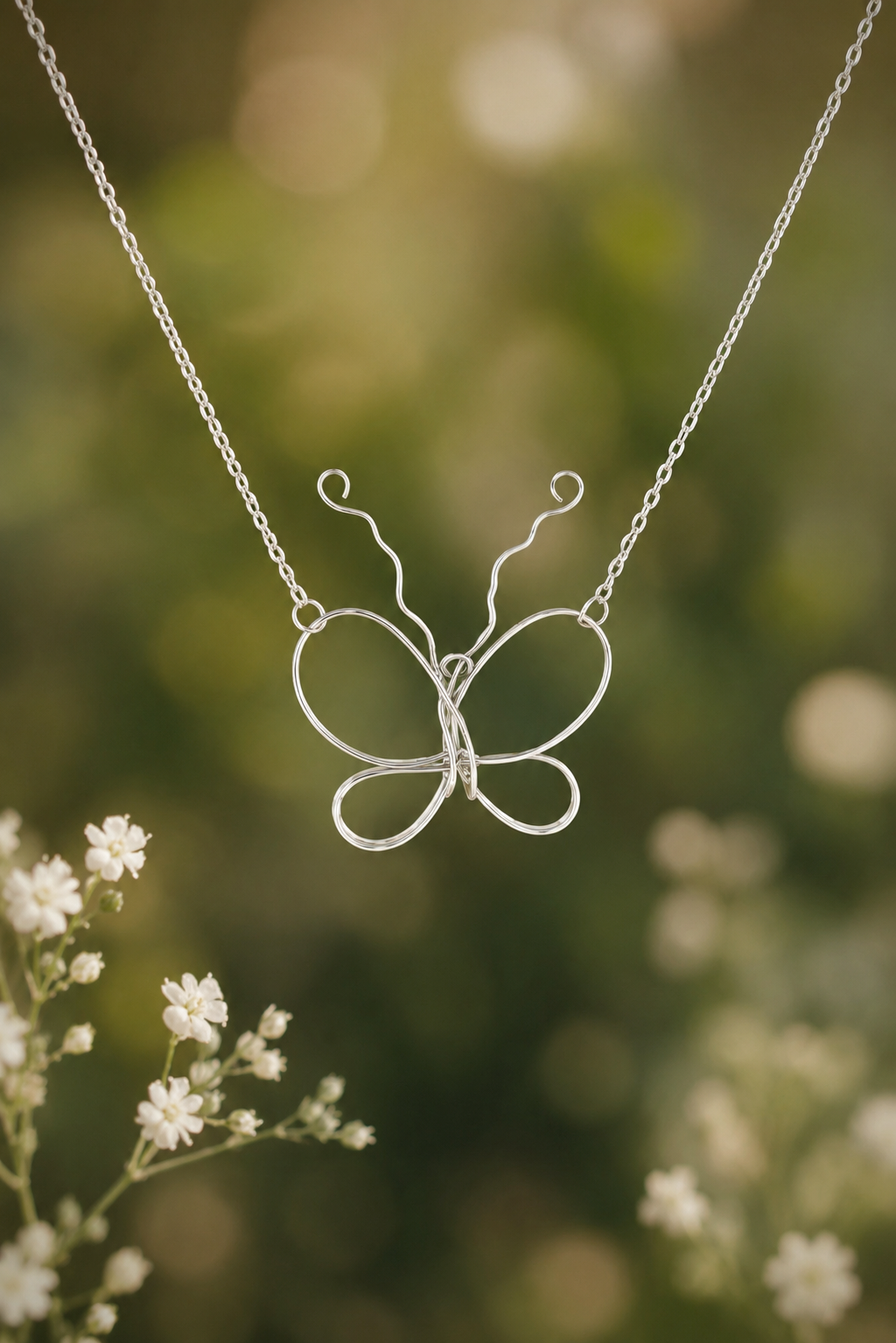 Chic Schmetterling | Halskette handgefertigt