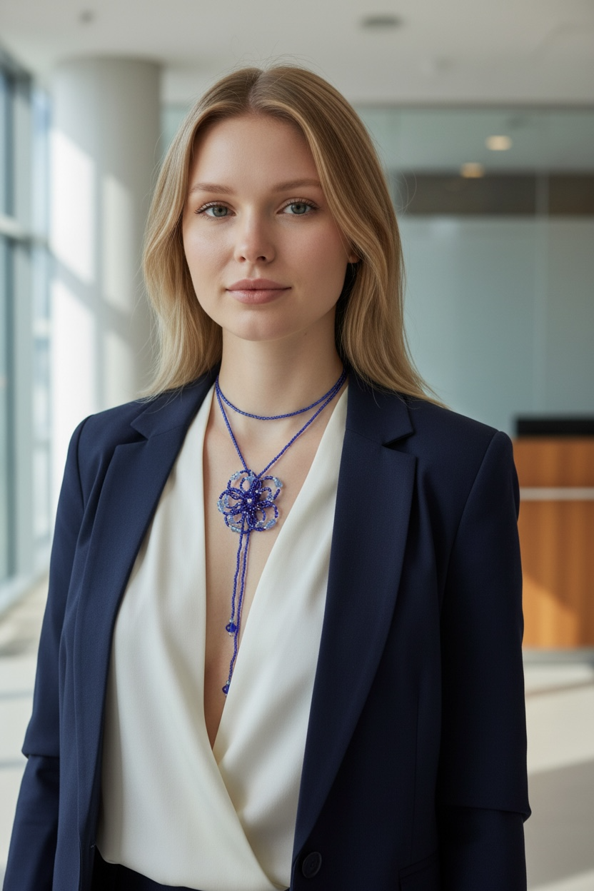 Blume `Wonder` | Halskette handgefertigt