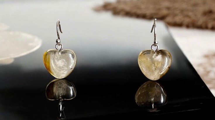 Herzen Edelsteine | Ohrringe