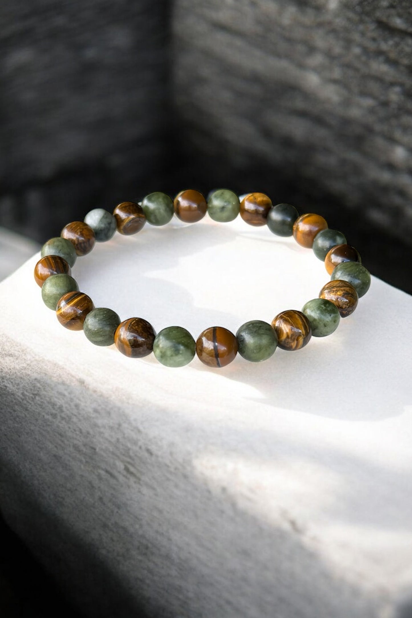 Tigerauge & Jaspis | Armband