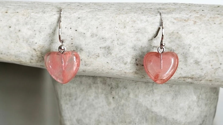 Herzen Edelsteine | Ohrringe