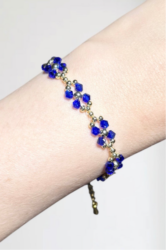 Blume `Retro` | Armband handgefertigt