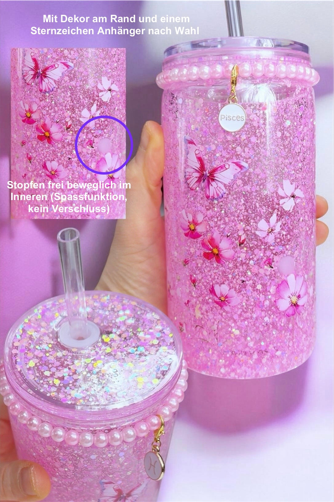 Trinkbecher 16OZ mit vorgegebenen Designs nach Wahl | handgefertigt