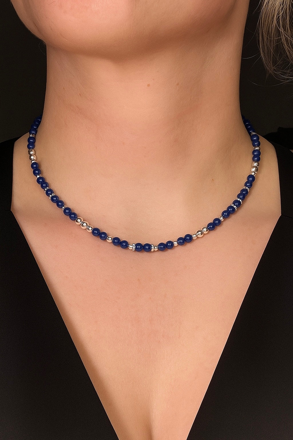 Chic Lapislazuli | Halskette handgefertigt