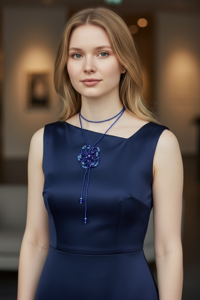 Blume `Wonder` | Halskette handgefertigt