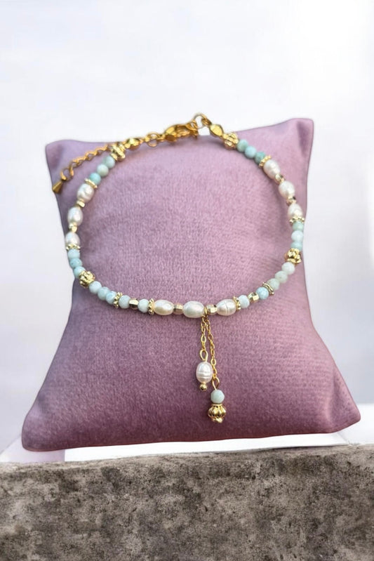 Chic Larimar | Armband handgefertigt